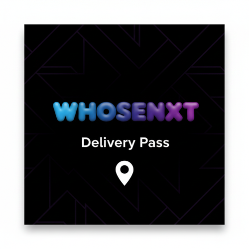 WHOSENXT Delivery Pass
